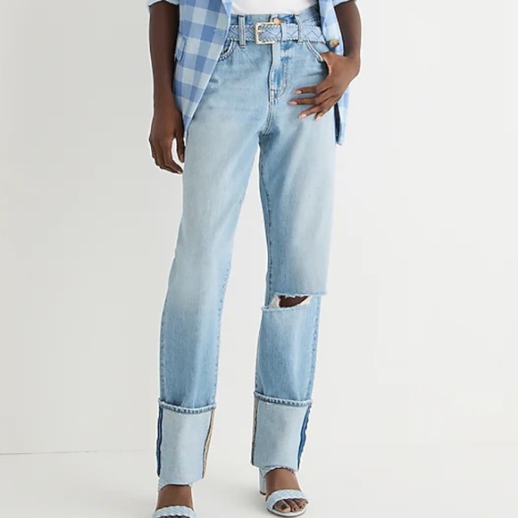 J. Crew Denim - NWT J. Crew Cuffed Slouchy Boyfriend Jeans